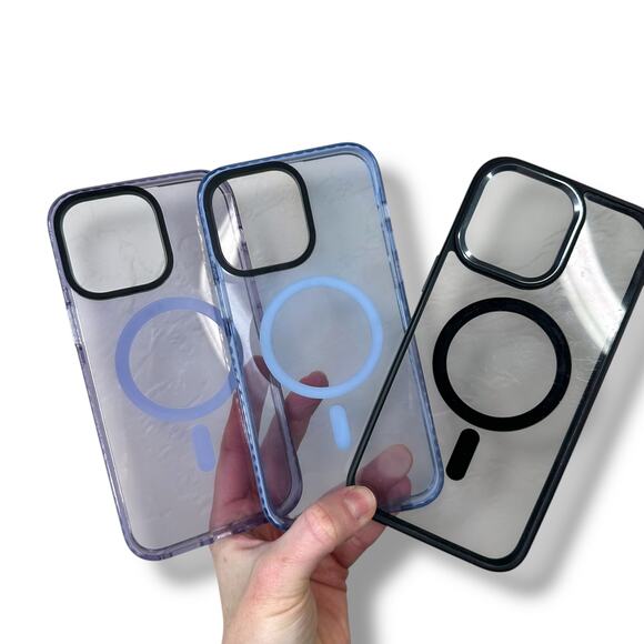 Apple Iphone 14 Pro Max Silicone Mag Safe 7 pc Bundle Set Phone Cases - Picture 2 of 13